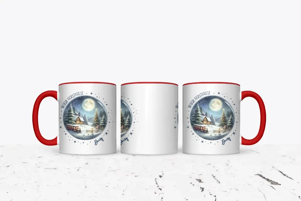 Vrolijk kerstfeest - Gepersonaliseerder kerst mok