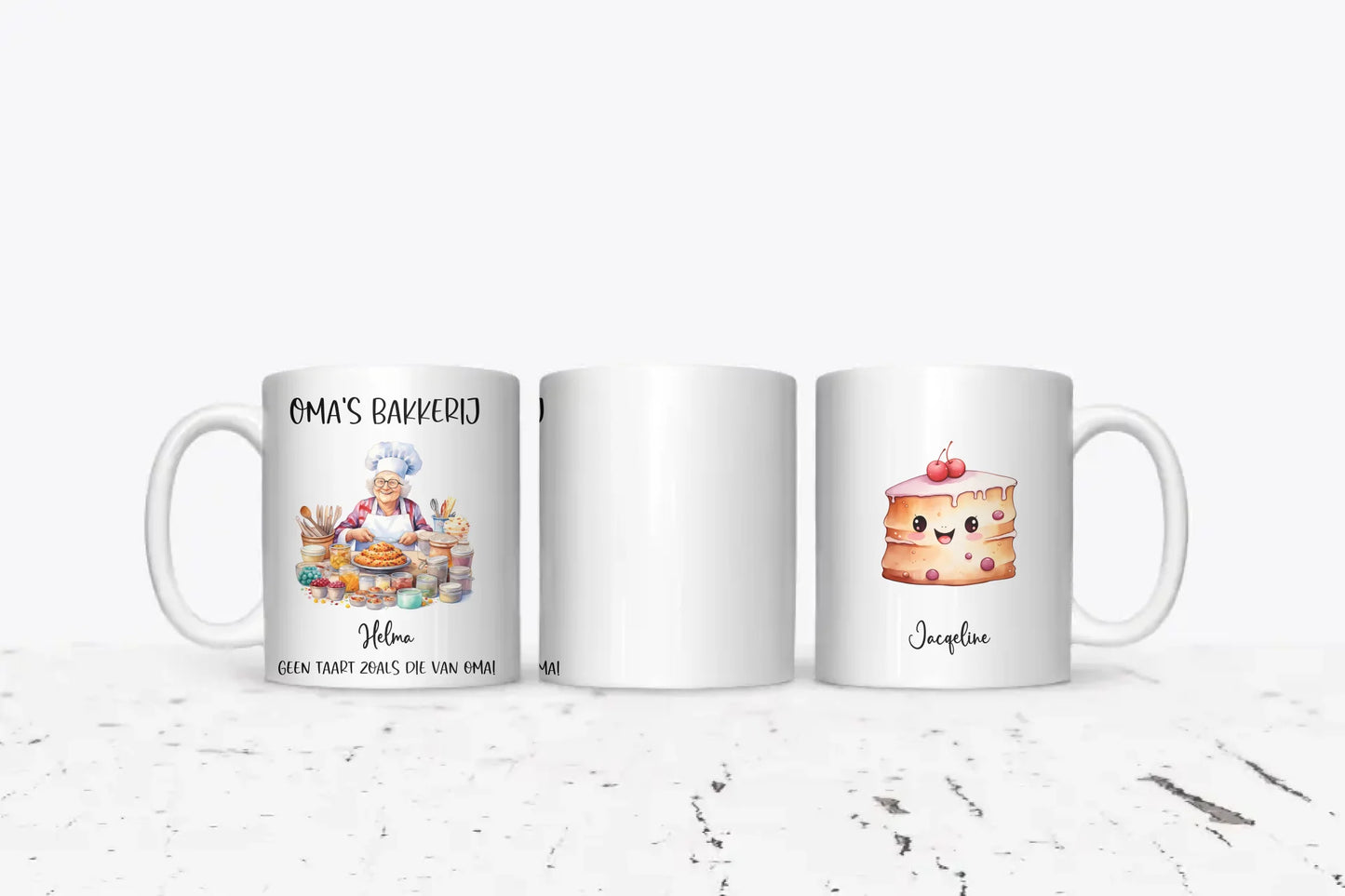 Oma's bakkerij- Gepersonaliseerde mok