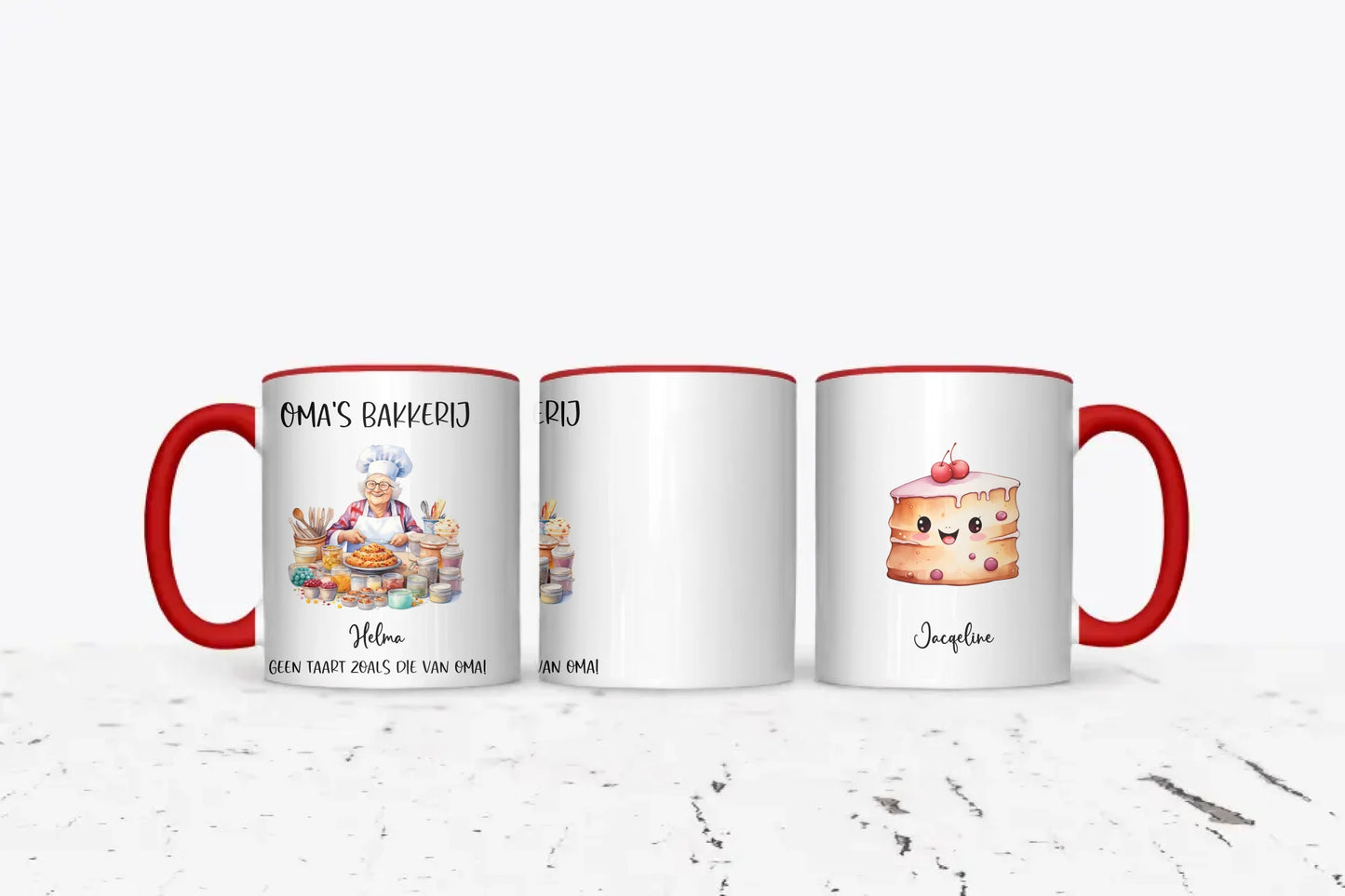 Oma's bakkerij- Gepersonaliseerde mok