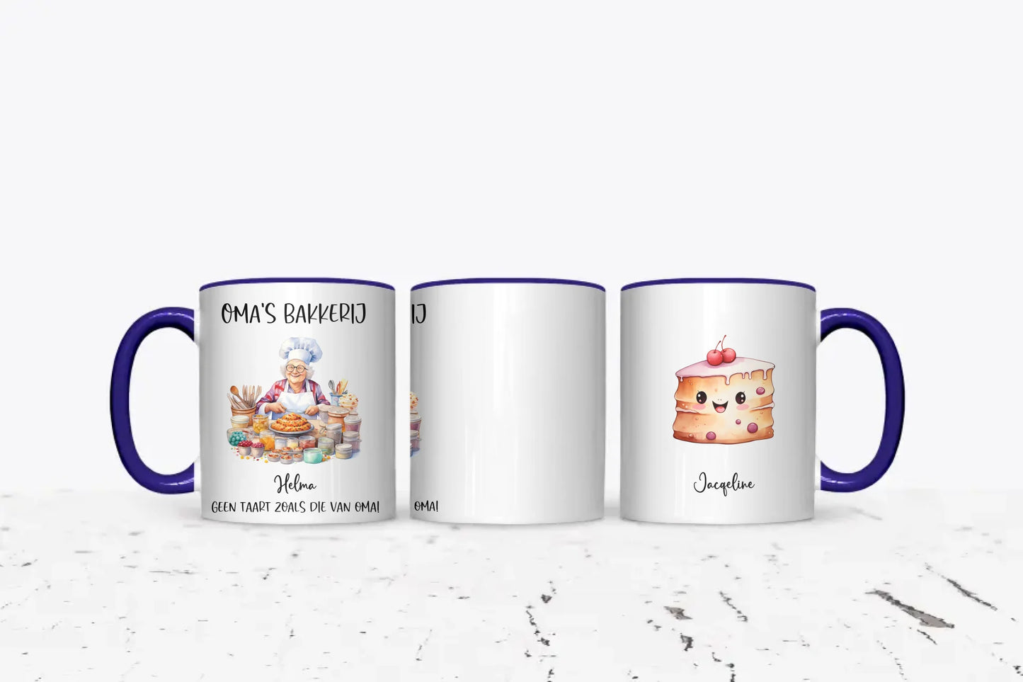 Oma's bakkerij- Gepersonaliseerde mok