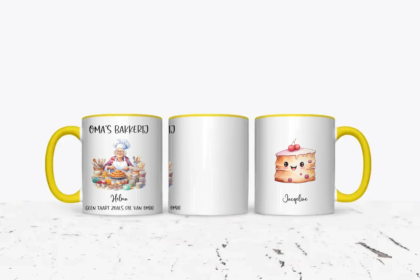 Oma's bakkerij- Gepersonaliseerde mok