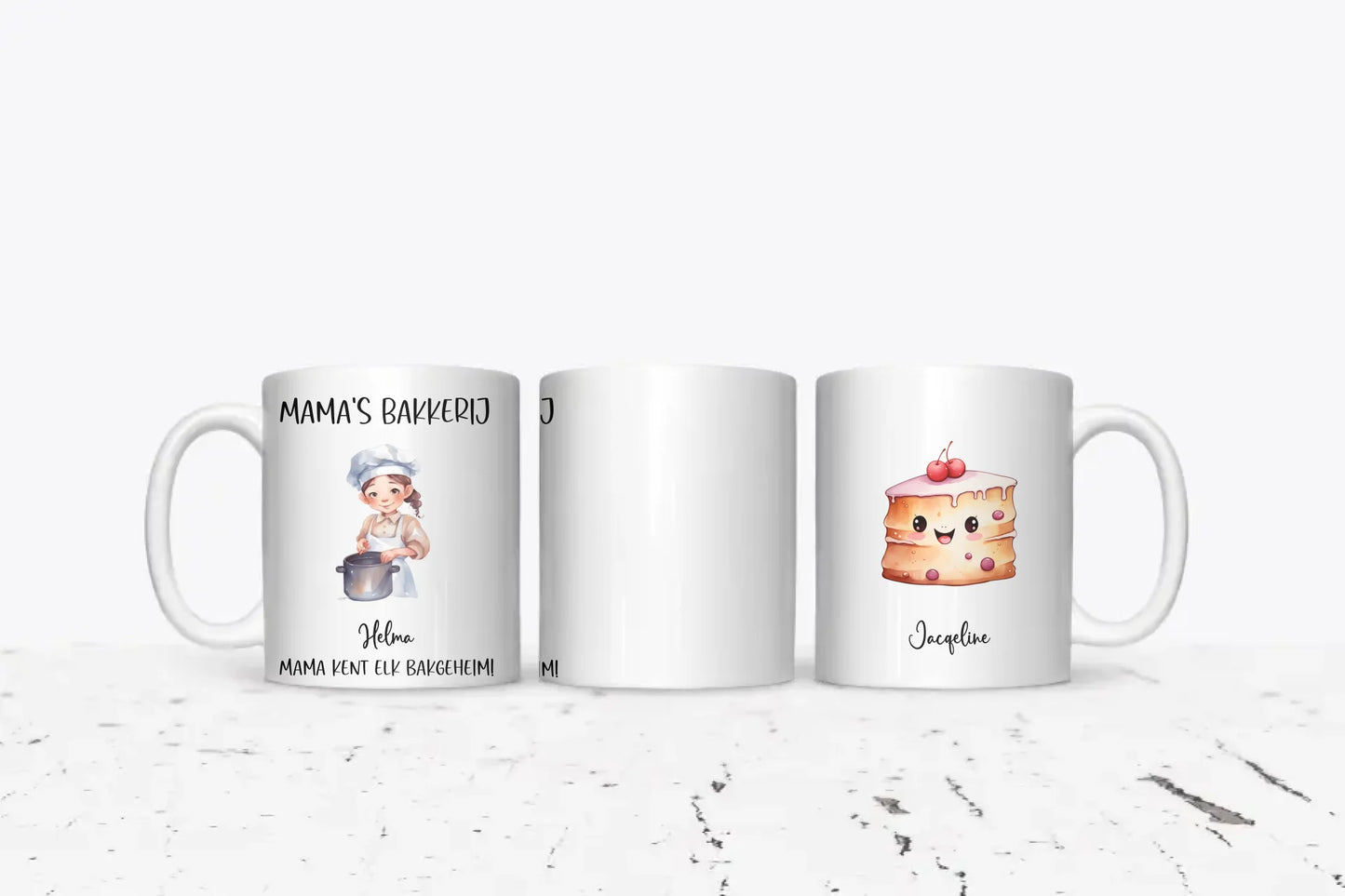 Mama's bakkerij- Gepersonaliseerde mok