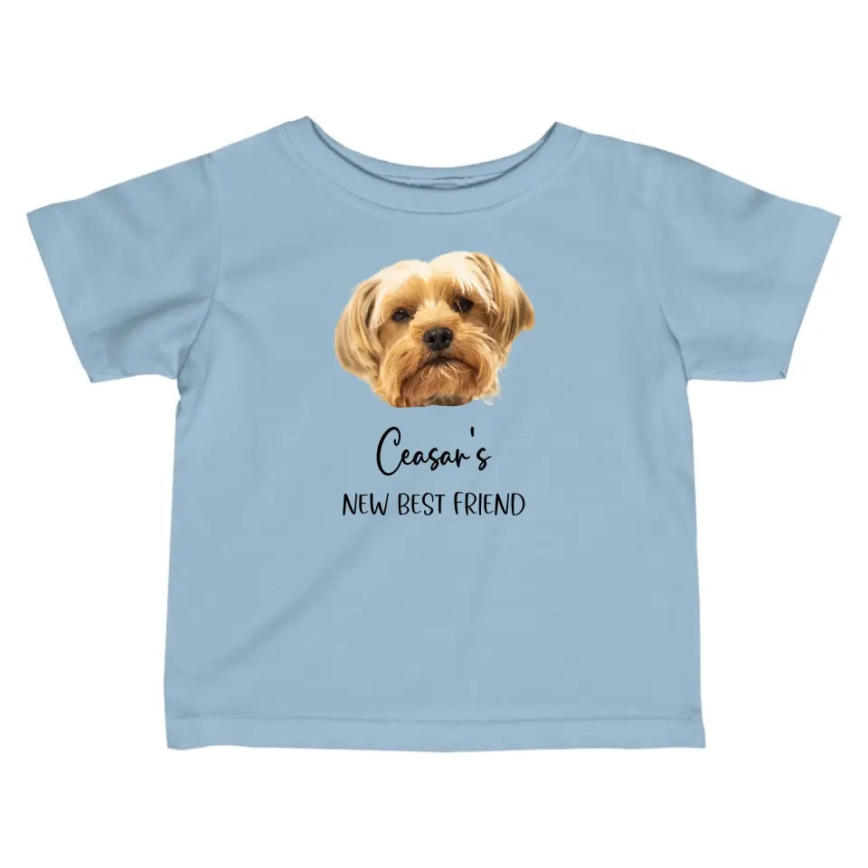 New best friend - Gepersonaliseerd baby shirt