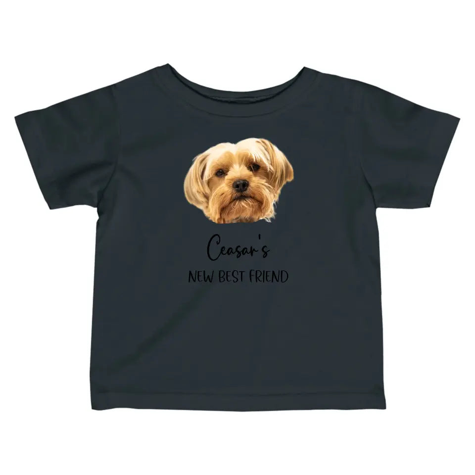 New best friend - Gepersonaliseerd baby shirt