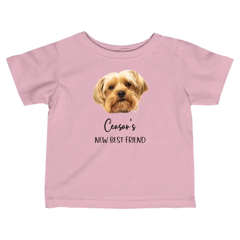 New best friend - Gepersonaliseerd baby shirt