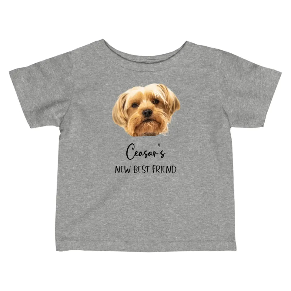 New best friend - Gepersonaliseerd baby shirt