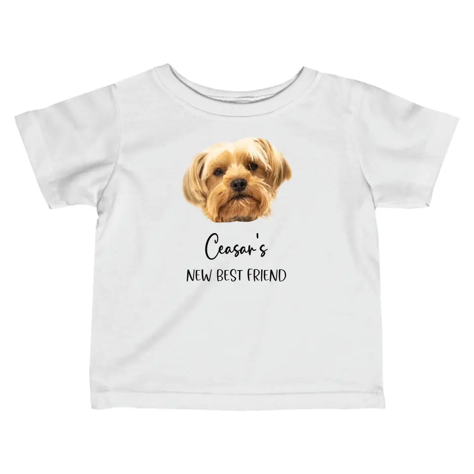 New best friend - Gepersonaliseerd baby shirt