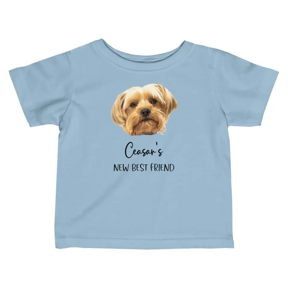 New best friend - Gepersonaliseerd baby shirt