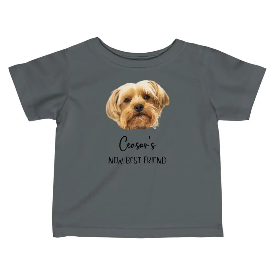 New best friend - Gepersonaliseerd baby shirt