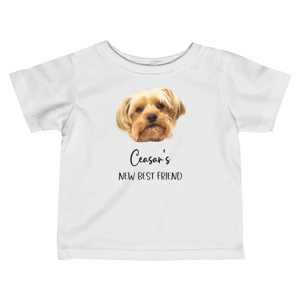 New best friend - Gepersonaliseerd baby shirt