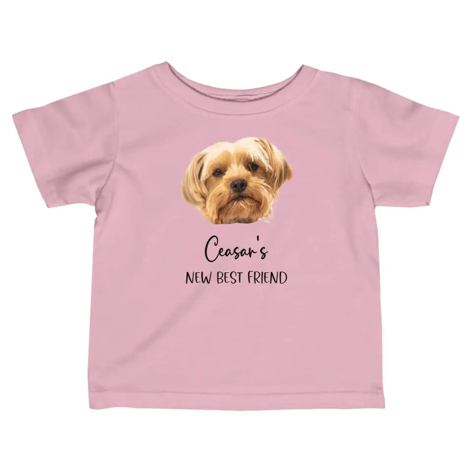 New best friend - Gepersonaliseerd baby shirt