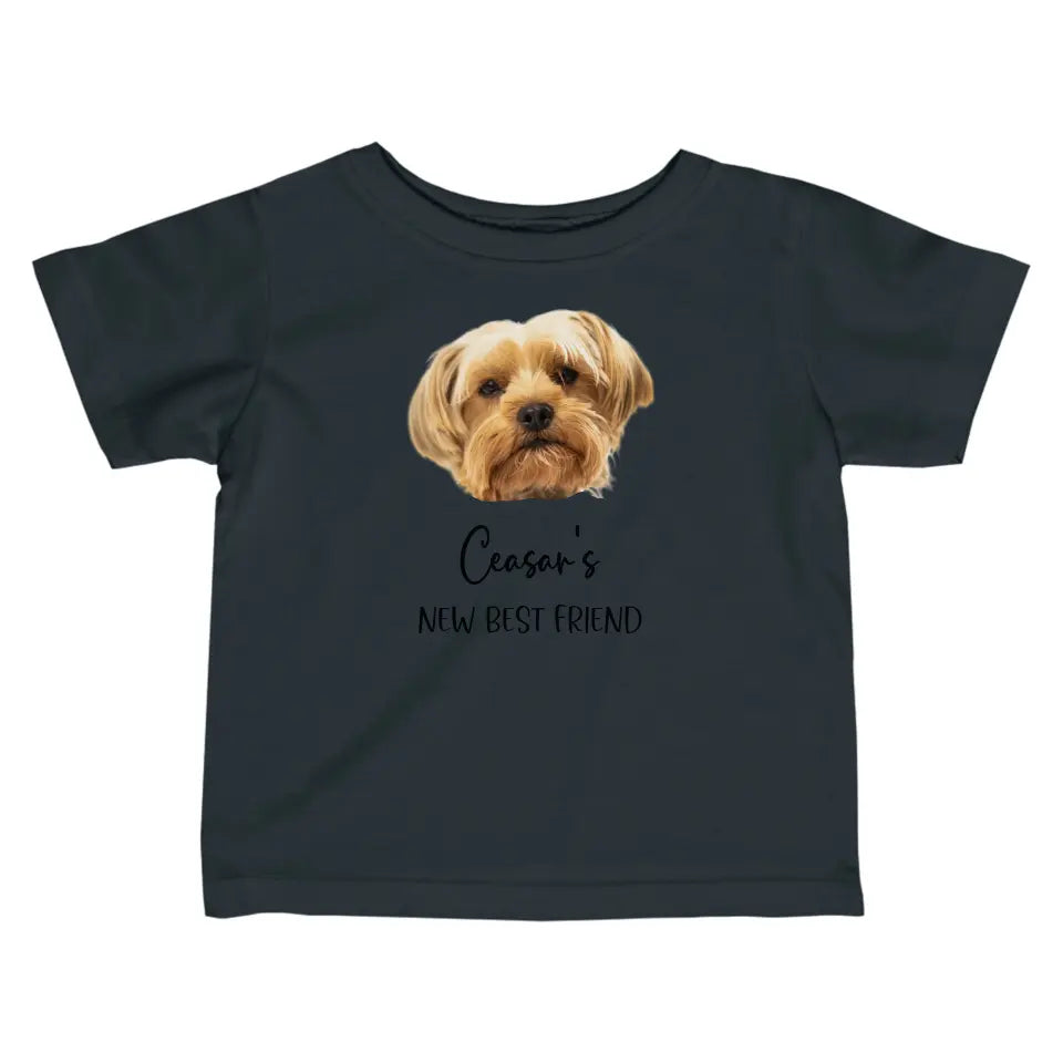 New best friend - Gepersonaliseerd baby shirt