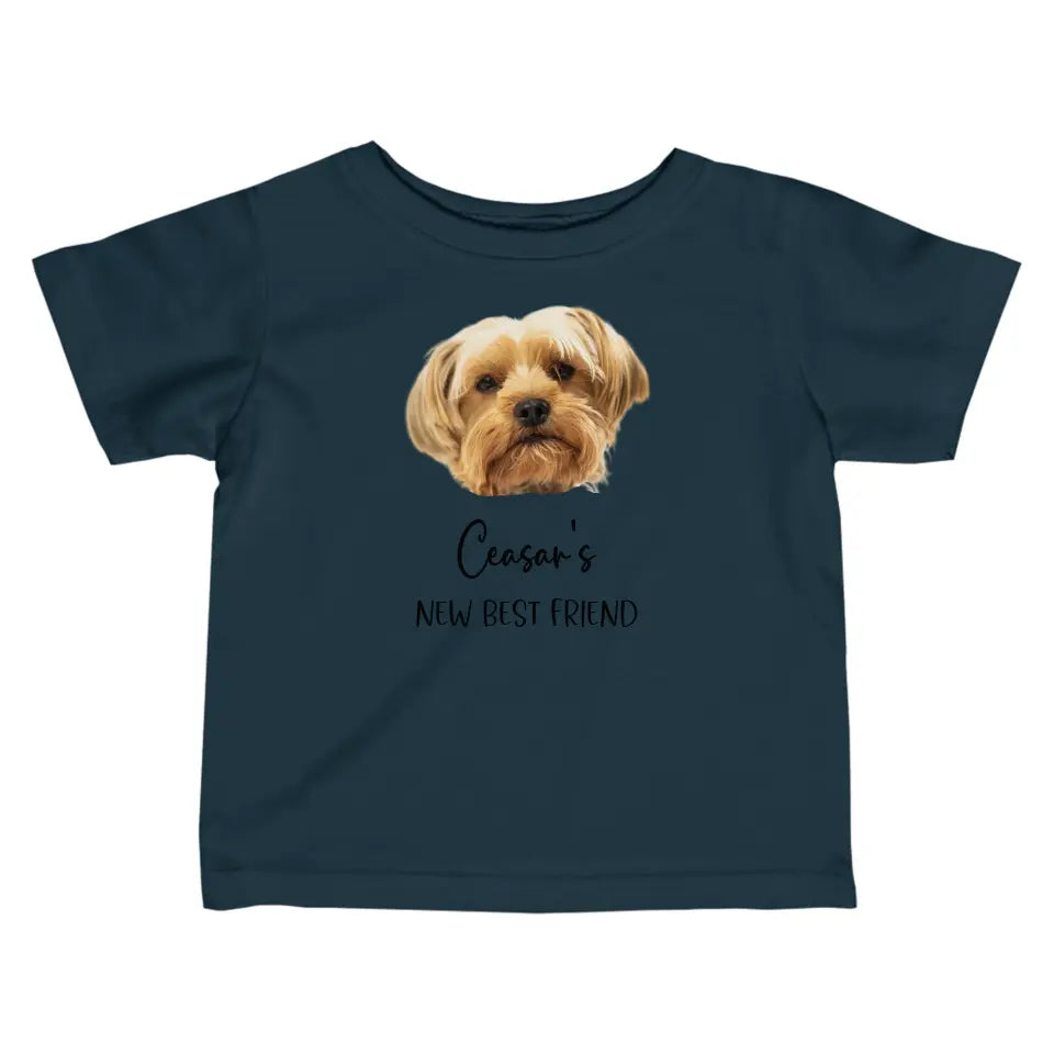 New best friend - Gepersonaliseerd baby shirt