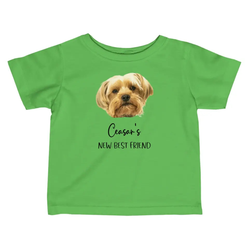 New best friend - Gepersonaliseerd baby shirt