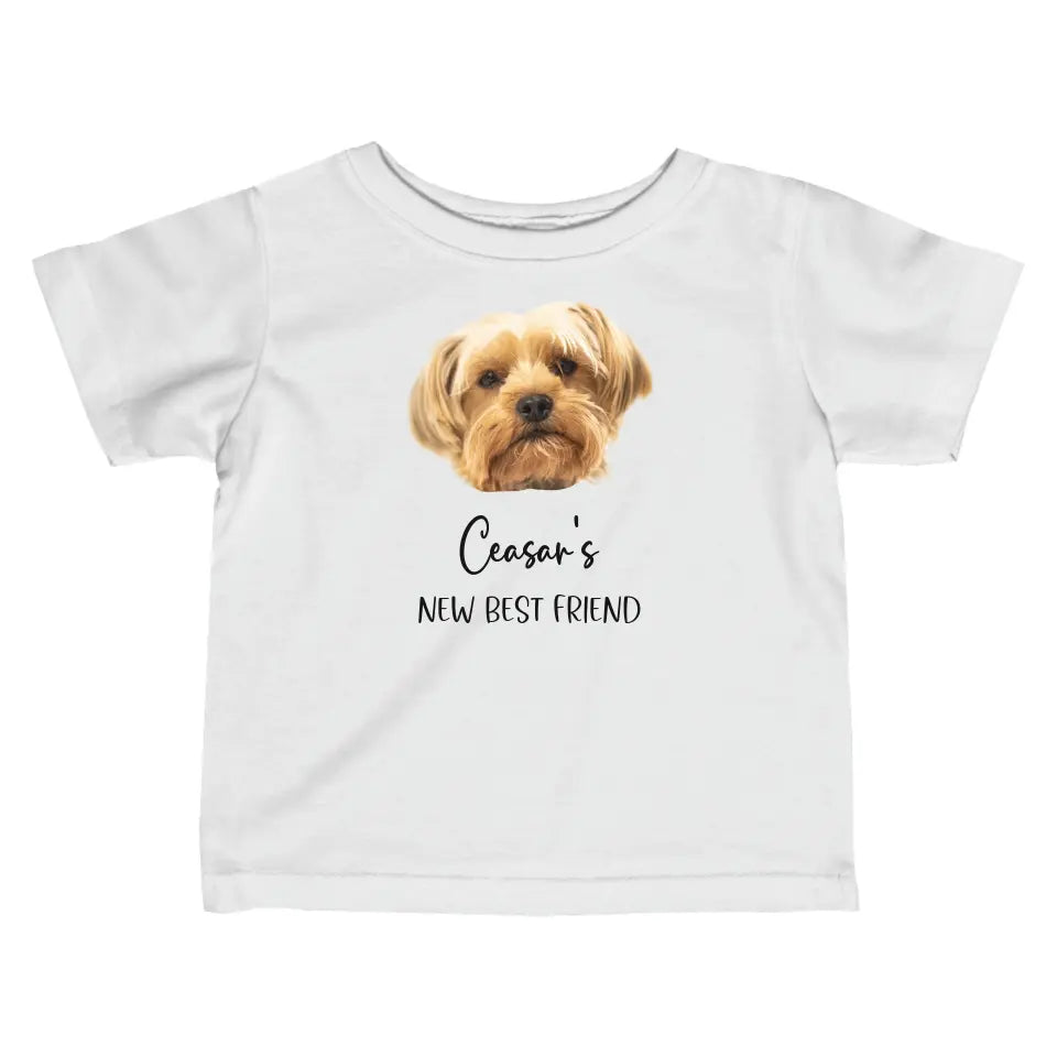 New best friend - Gepersonaliseerd baby shirt