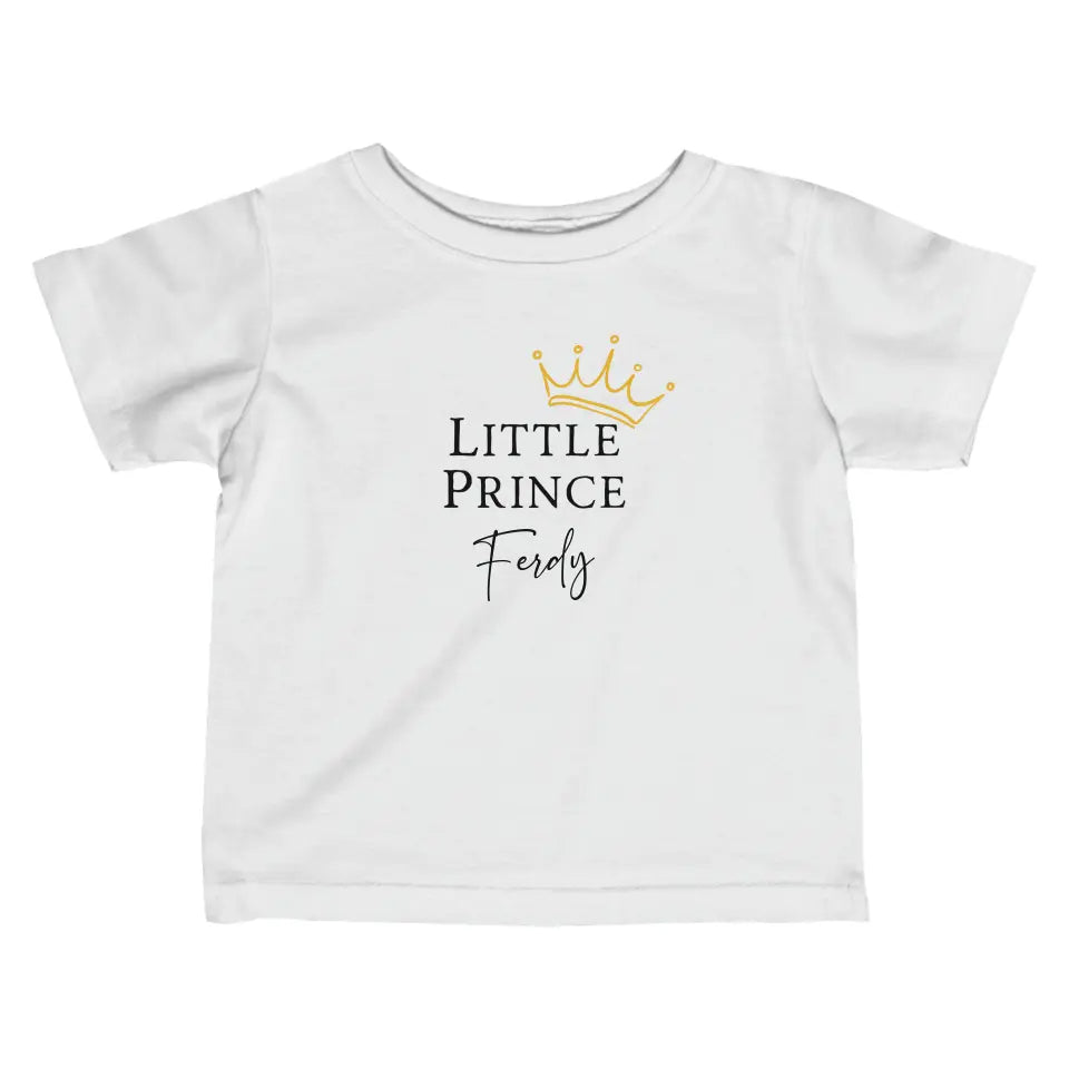 Little prince - Gepersonaliseerd baby shirt