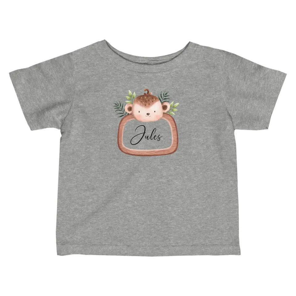 Safaridieren - Gepersonaliseerd baby shirt