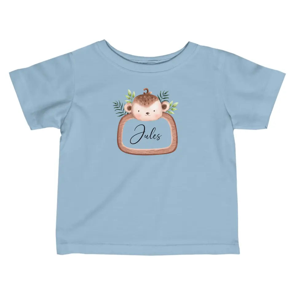 Safaridieren - Gepersonaliseerd baby shirt