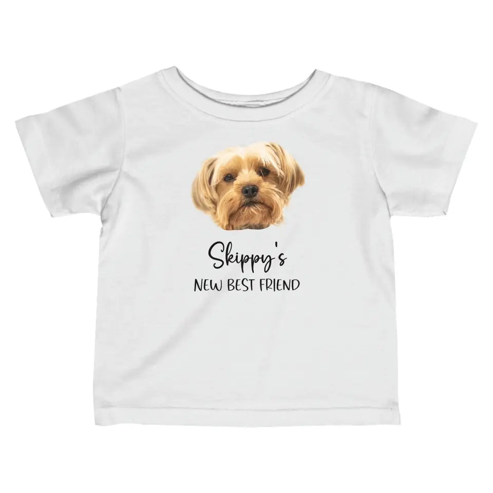 New best friend - Gepersonaliseerd baby shirt