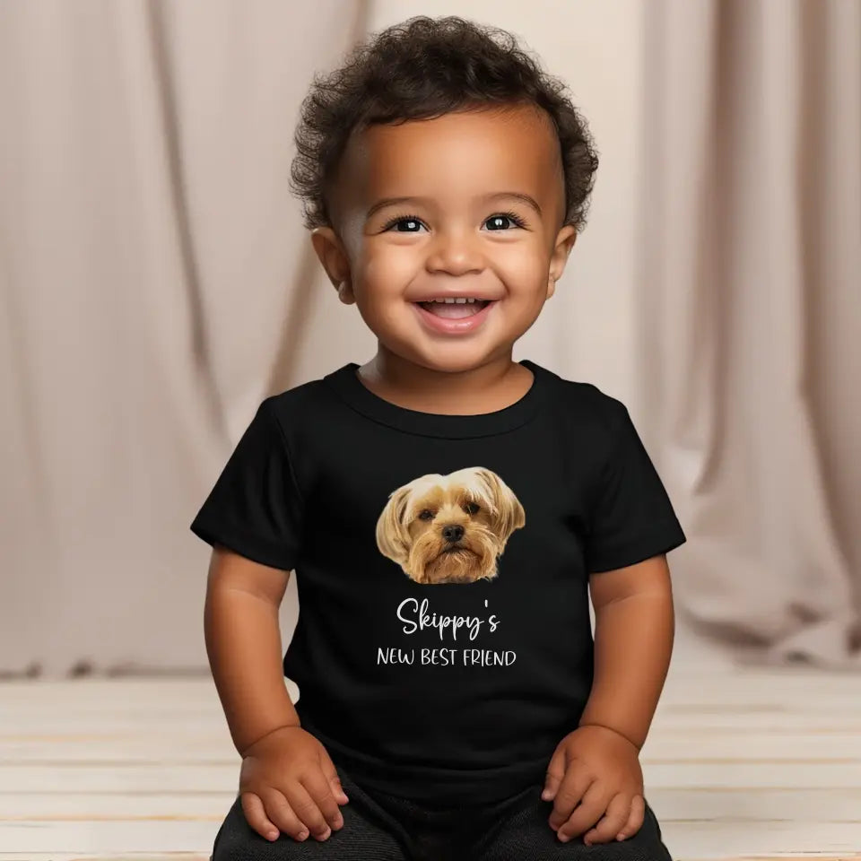 New best friend - Gepersonaliseerd baby shirt