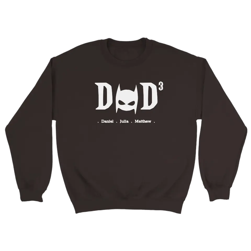 Dad superheld wit - gepersonaliseerde sweater