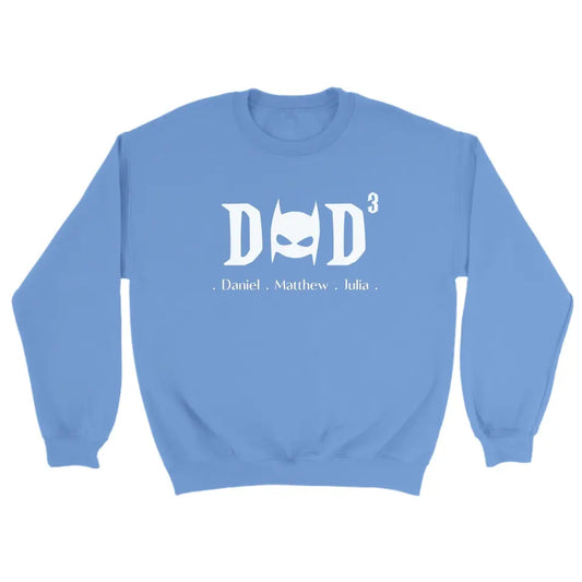 Dad superheld wit - gepersonaliseerde sweater