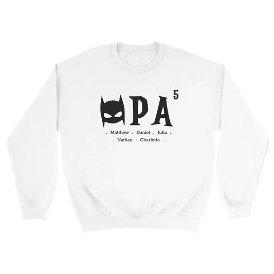 OPA superheld - Gepersonaliseerde sweater voor grootouder