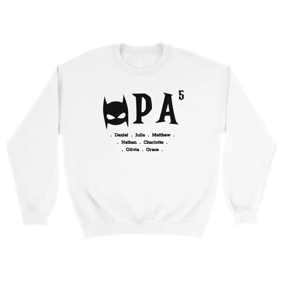 OPA superheld - Gepersonaliseerde sweater voor grootouder