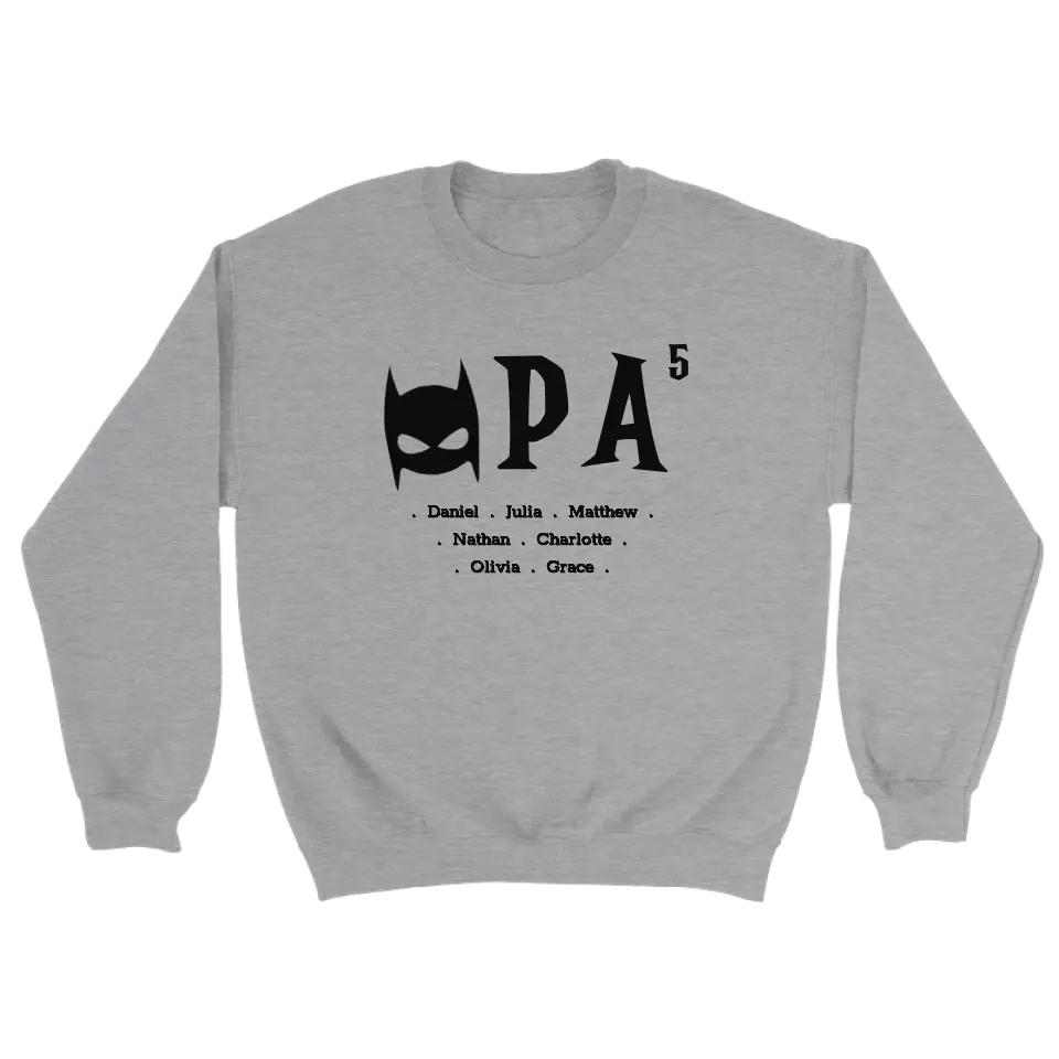 OPA superheld - Gepersonaliseerde sweater voor grootouder