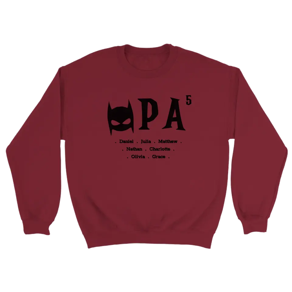 OPA superheld - Gepersonaliseerde sweater voor grootouder