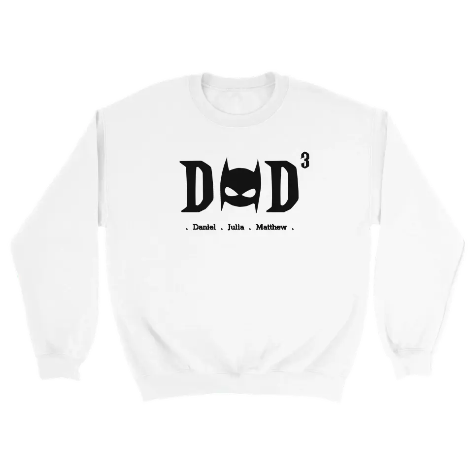 DAD superheld - Gepersonaliseerde sweater