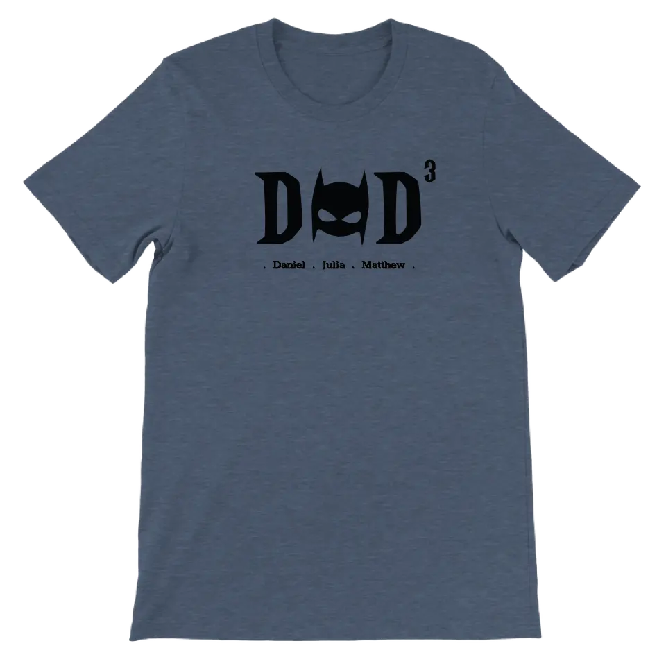 DAD superheld - Gepersonaliseerd Vaderdag T-shirt