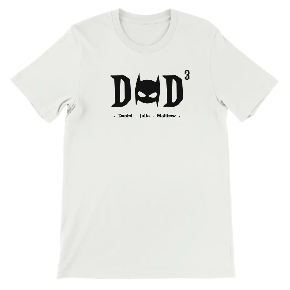 DAD superheld - Gepersonaliseerd Vaderdag T-shirt