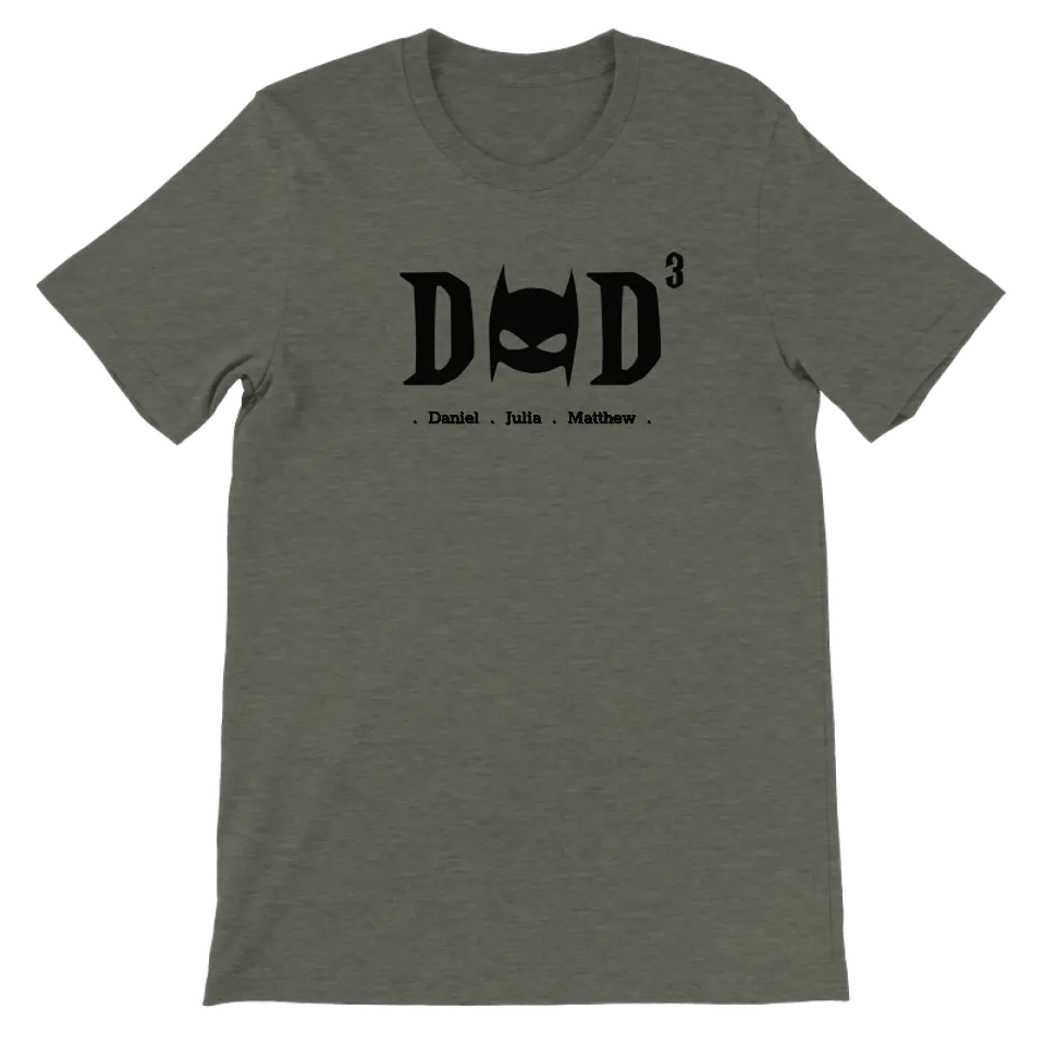 DAD superheld - Gepersonaliseerd Vaderdag T-shirt