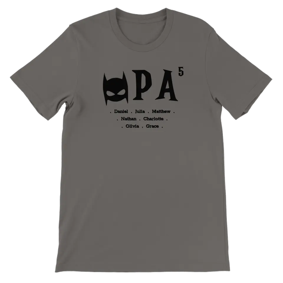 Opa superheld - Gepersonaliseerd T-shirt