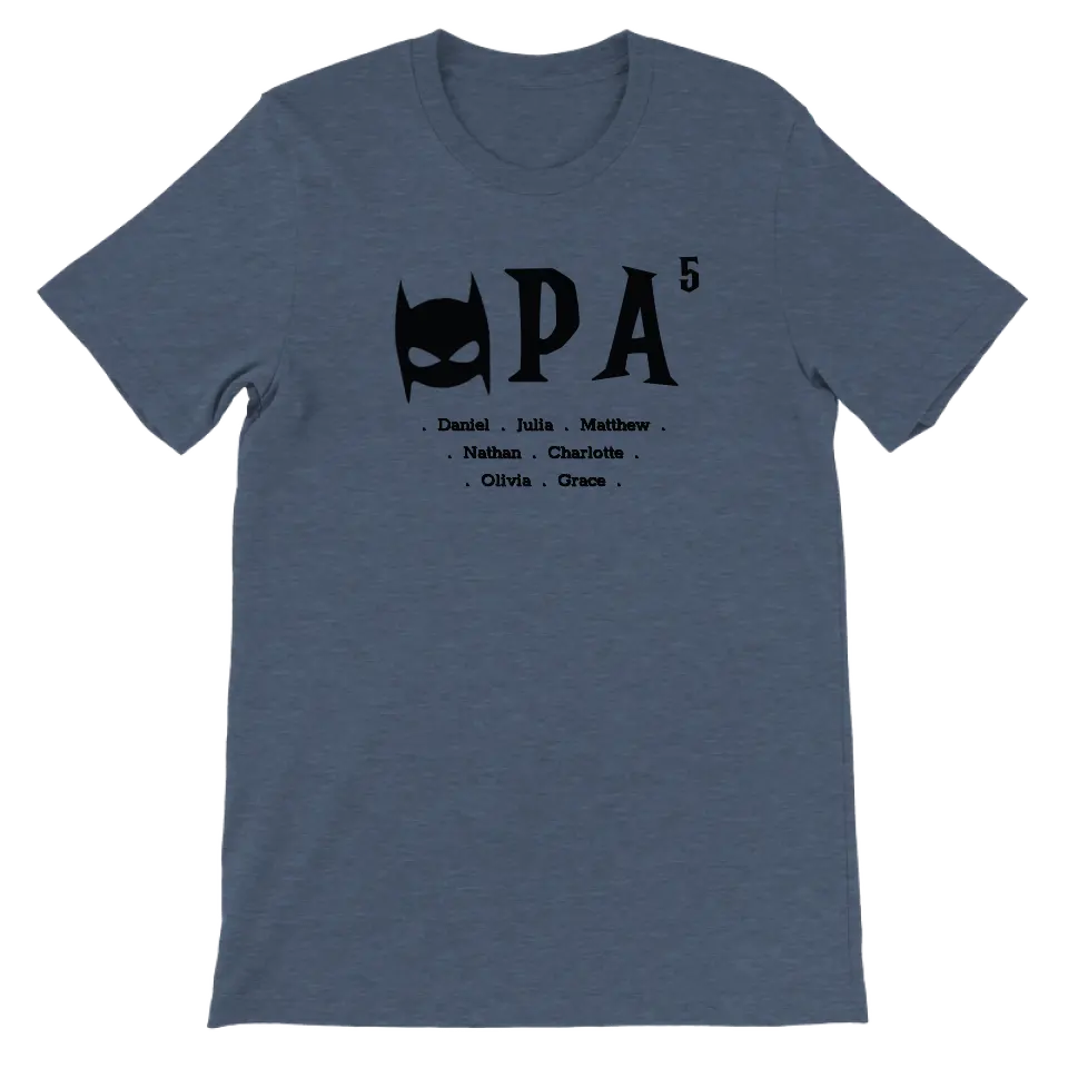 Opa superheld - Gepersonaliseerd T-shirt