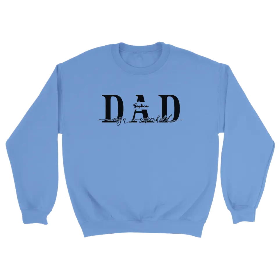 DAD mijn superheld - Gepersonaliseerde sweater