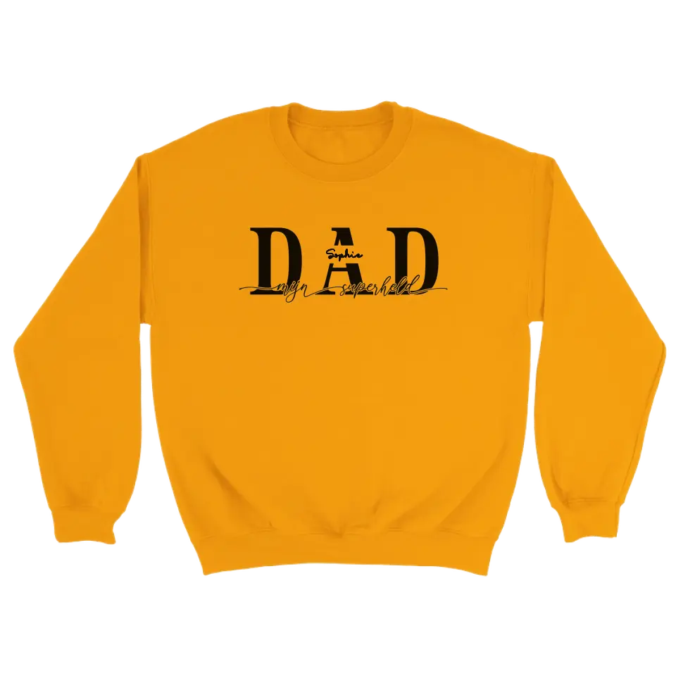 DAD mijn superheld - Gepersonaliseerde sweater