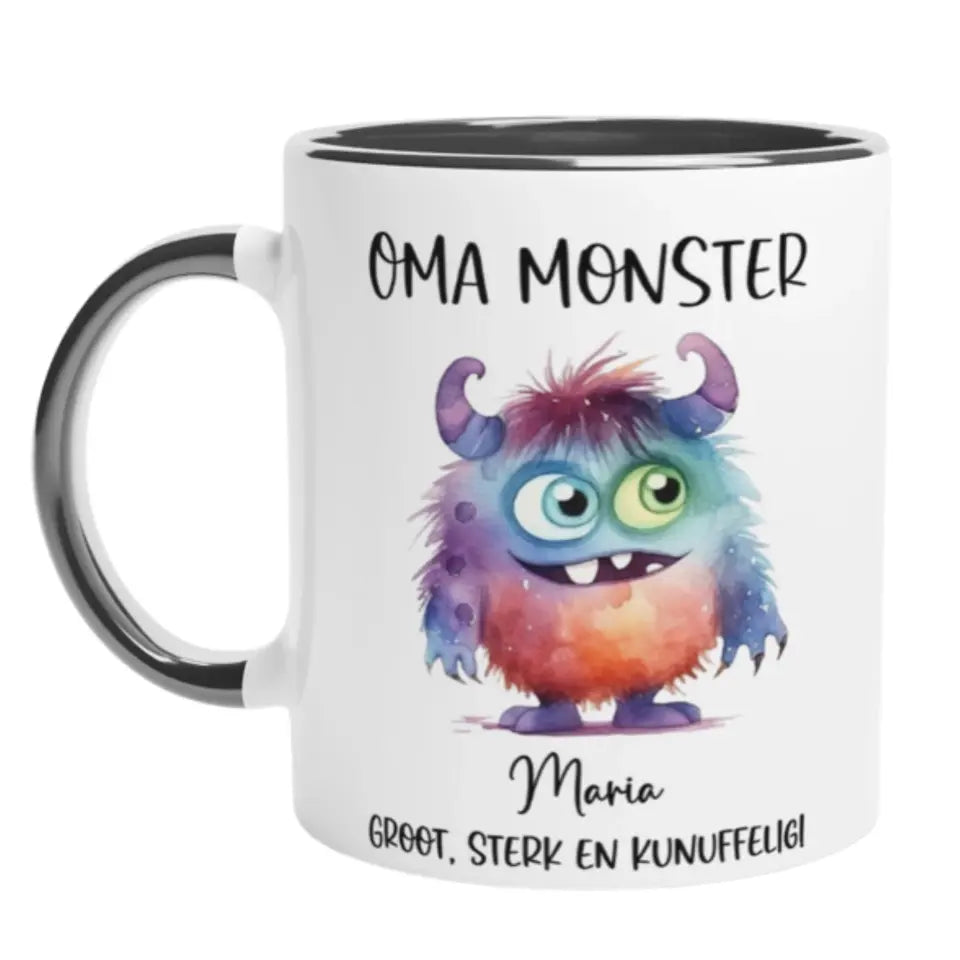 Oma monster - Gepersonaliseerde mok grootmoeder