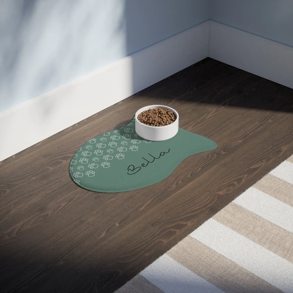 gepersonaliseerde voerbakmat absoberend antislip katten mat (1)