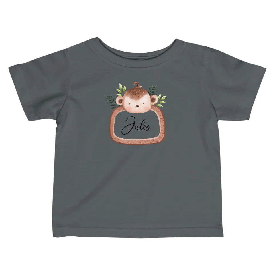 Safaridieren - Gepersonaliseerd baby shirt