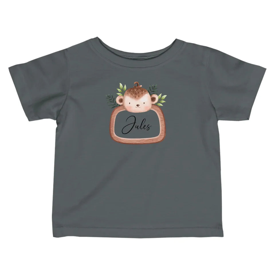 Safaridieren - Gepersonaliseerd baby shirt