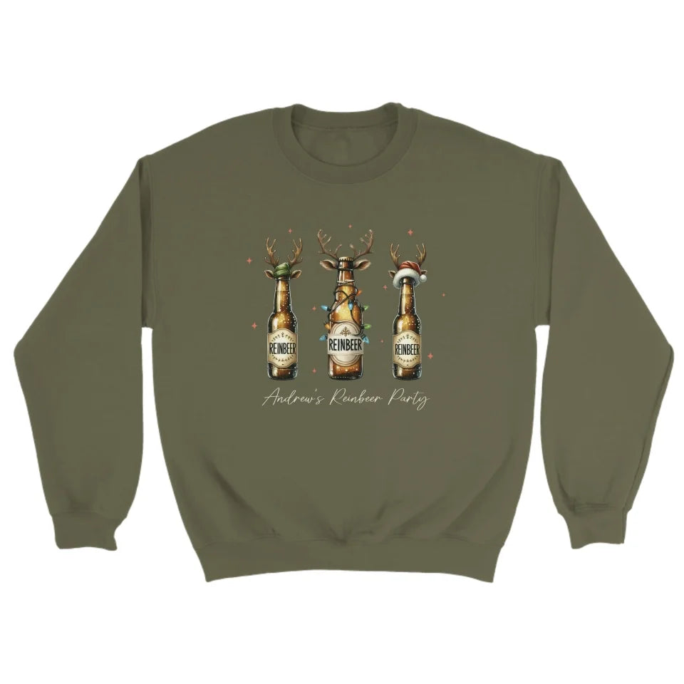 Gepersonaliseerde kersttrui kerstsweater voor bierliefhebbers (1)