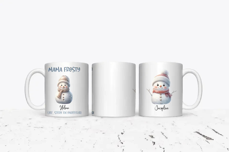 Mama Frosty - Gepersonaliseerde kerst mok