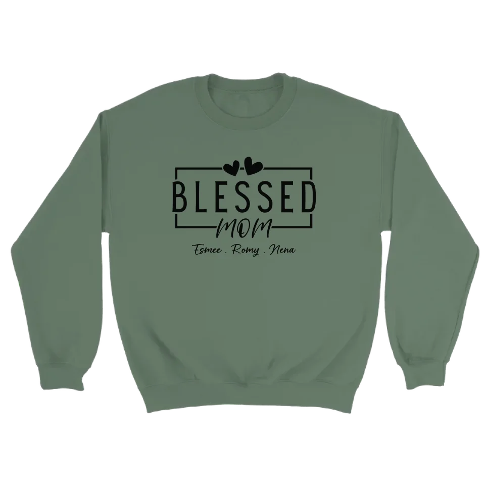 Blessed mom - Gepersonaliseerde sweater