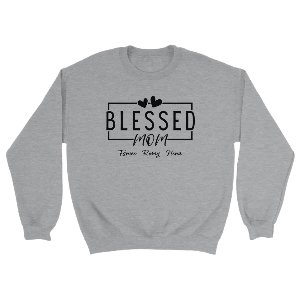 Blessed mom - Gepersonaliseerde sweater