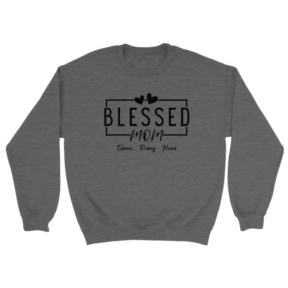 Blessed mom - Gepersonaliseerde sweater