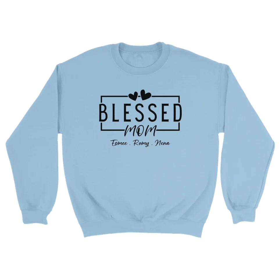 Blessed mom - Gepersonaliseerde sweater