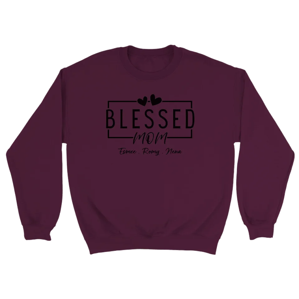 Blessed mom - Gepersonaliseerde sweater