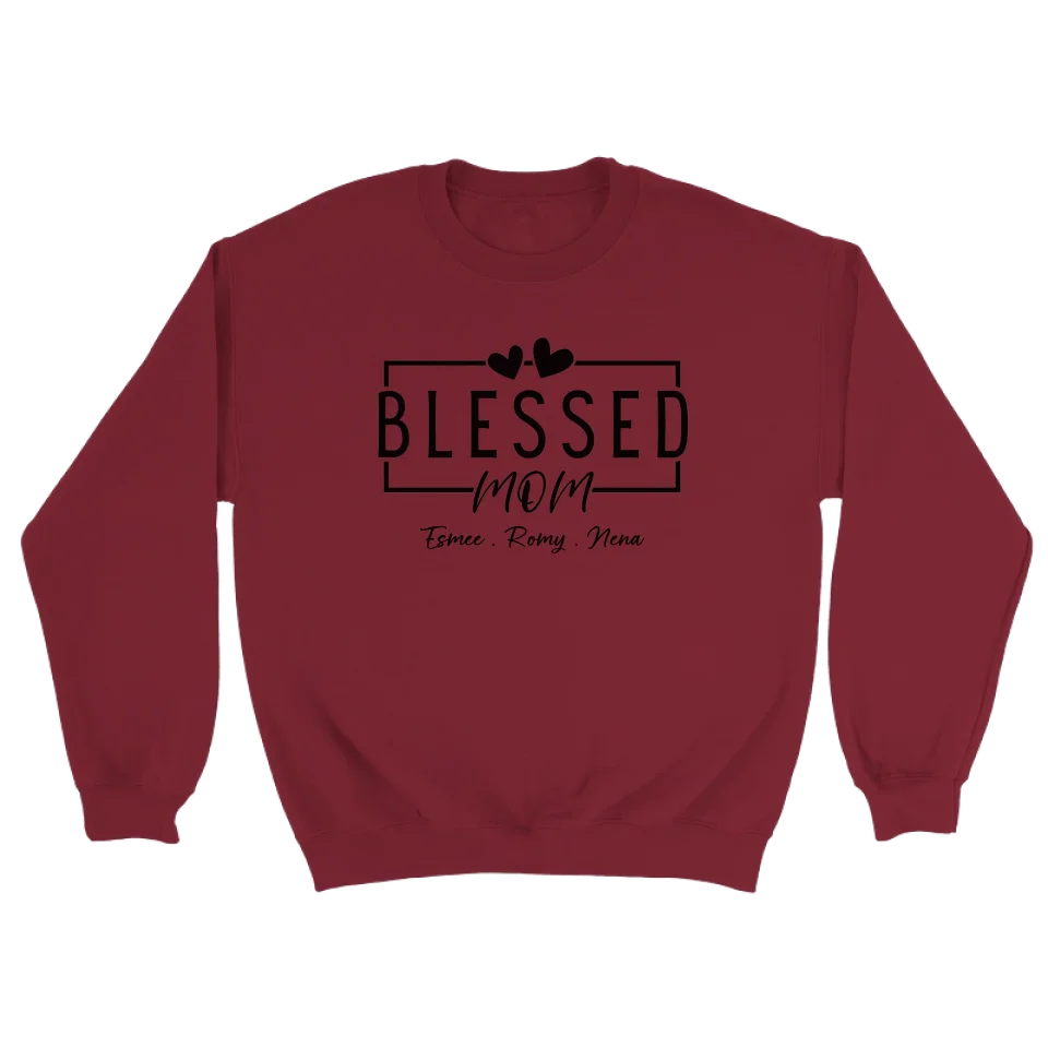 Blessed mom - Gepersonaliseerde sweater